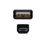 Nanocavo Cavo USB-A 2.0 maschio a Micro-USB maschio 0,8 m - immagine 3