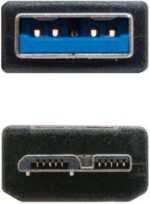 Nanocavo Cavo USB-A 3.0 maschio a Micro-USB 3.0 maschio 2 m - immagine 3
