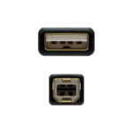 Nanocavo Cavo per stampante con ferrite USB-B 2.0 maschio a USB-A maschio 2 m - immagine 3