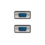 Nanocavo Cavo SVGA con ferrite HDB15 maschio a HDB15 maschio 1 m - Colore nero - immagine 3