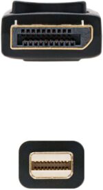 Cavo nano Mini DP maschio a DisplayPort maschio 2 m - Colore nero - immagine 3