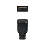 Nanocavo Cavo HDMI v1.4 maschio angolato a HDMI v1.4 maschio 1,80 m - Alta velocità - Colore nero - immagine 3