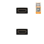 Nanocable Cavo HDMI v2.0 Premium maschio a HDMI v2.0 Premium maschio 0,50 m - 4K@60Hz 18Gbps - Alta velocità - Colore nero - immagine 3