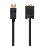 Nanocavo Cavo convertitore DisplayPort maschio a VGA maschio 2 m - Colore nero - immagine 2