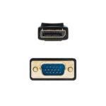 Nanocavo Cavo convertitore DisplayPort maschio a VGA maschio 2 m - Colore nero - immagine 3