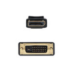Nanocavo Cavo convertitore DisplayPort maschio a DVI maschio 2 m - Colore nero - immagine 3