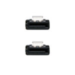 Nanocavo Cavo dati SATA III 6Gbps con ancoraggi 0,50 m - Colore nero - immagine 3