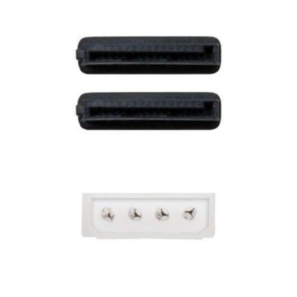 25" Molex 4 pin maschio a 2x SATA femmina 0