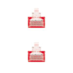 Nanocavo Cavo di rete Patch RJ45 Cat.6 UTP AWG24 1 m - Colore rosso - immagine 3