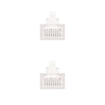 Nanocavo Cavo di rete Patch RJ45 Cat.6 UTP AWG24 3 m - Colore bianco - immagine 3