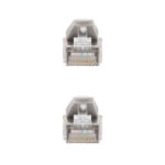 Nanocable Cavo di rete Patch RJ45 Cat.6 FTP AWG24 10 m - Colore grigio - immagine 3