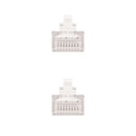 Nanocavo Cavo di rete Patch cord RJ45 LSZH Cat.6 UTP AWG24 1 m - Colore grigio - immagine 3
