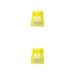 Nanocavo Cavo di rete Patch RJ45 LSZH Cat.6a UTP AWG24 3 m - Colore giallo - immagine 3