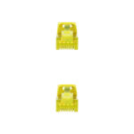 Nanocavo Cavo di rete Patch RJ45 LSZH Cat.6a SFTP AWG26 0,50 m - Colore giallo - immagine 3
