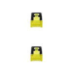 Nanocavo Cavo di rete Patch RJ45 LSZH Cat.6a SFTP AWG26 3 m - Colore nero - immagine 3