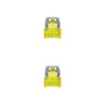 Nanocable Cavo di rete Patch cord RJ45 LSZH Cat.6a SFTP AWG26 7 m - Colore grigio - immagine 3
