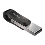 Sandisk IXpand Go Memoria USB 3.0 e Lightning 64 GB - Design in metallo/plastica - Colore acciaio/nero (pendrive) - immagine 3