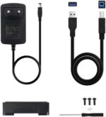 Tooq Custodia esterna HDD 3,5" SATA USB 3.0 con supporto - Colore nero - immagine 5