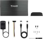 Tooq Custodia esterna HDD 3,5" SATA/IDE USB 2.0 con supporto - Colore nero - immagine 4