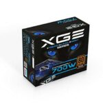 Tooq XGE II Alimentatore Gaming 700W ATX 2.3 12V - PFC attivo - Certificazione 80 Plus Bronze - Ventola silenziosa da 140 mm con illuminazione LED - Colore nero - immagine 5