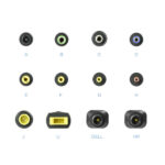 Tooq Caricabatterie universale per laptop 90W - USB - 12 adattatori - Tensione 15-24V - immagine 2