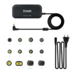 Tooq Caricabatterie universale per laptop 90W - USB - 12 adattatori - Tensione 15-24V - immagine 4