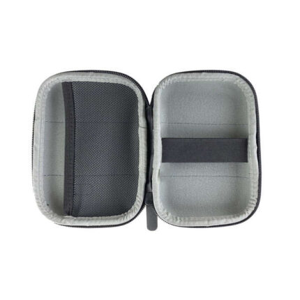 5" - Cinghia interna di fissaggio - Chiusura con cerniera - Colore nero