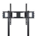 Tooq Supporto da pavimento con ruote per schermi da 37"-100" - Blocco ruote - Due ripiani - Peso massimo 150 kg - VESA 800X600 mm - Colore nero - immagine 3