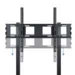 Tooq Supporto da pavimento con ruote per schermi da 37"-100" - Blocco ruote - Due ripiani - Peso massimo 150 kg - VESA 800X600 mm - Colore nero - immagine 5