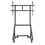 Tooq Supporto da pavimento con ruote per schermi da 60"-105" - Blocco ruote - Sistema antifurto - Gestione cavi - Peso massimo 100 kg - VESA 1000X600 mm - Colore nero - immagine 2