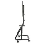 Tooq Supporto da pavimento con ruote per schermi da 60"-105" - Blocco ruote - Sistema antifurto - Gestione cavi - Peso massimo 100 kg - VESA 1000X600 mm - Colore nero - immagine 3