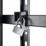 Tooq Supporto da pavimento con ruote per schermi da 60"-105" - Blocco ruote - Sistema antifurto - Gestione cavi - Peso massimo 100 kg - VESA 1000X600 mm - Colore nero - immagine 5