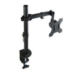 Tooq Supporto da tavolo con braccio articolato per monitor da 13"-32" - Girevole e inclinabile - Gestione dei cavi - Peso massimo 8 kg - VESA 100x100 mm - Colore nero - immagine 3
