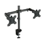 Tooq Supporto da tavolo con bracci articolati per 2 monitor da 13"-32" - Girevole e inclinabile - Gestione dei cavi - Peso massimo 8 kg per braccio - VESA 100x100 mm - immagine 2