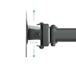 Tooq Supporto da tavolo con bracci articolati per 3 monitor da 13"-27" - Girevole e inclinabile - Gestione dei cavi - Peso massimo 8 kg per braccio - VESA 100x100 mm - immagine 5