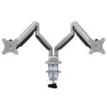 Tooq Supporto da tavolo con bracci articolati per 2 monitor da 13"-32" - Girevole e inclinabile - Pistone a gas - Peso massimo 9 kg per braccio - VESA 100x100 mm - immagine 2