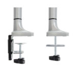 Tooq Supporto da tavolo con bracci articolati per 2 monitor da 13"-32" - Girevole e inclinabile - Pistone a gas - Peso massimo 9 kg per braccio - VESA 100x100 mm - immagine 5