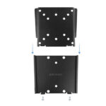 Tooq Supporto fisso a parete per monitor da 13"-27" - Peso max 30 kg - VESA 100X100 mm - Colore nero - immagine 4