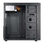 L-Link Atria Case Micro ATX - Alimentatore 500W - Capacità per 3 dischi rigidi - 1x USB 3.0, 2x USB 2.0, 1x HD audio/mic - Colore nero - immagine 5