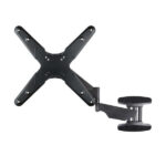 Tooq Supporto a parete con braccio articolato per TV da 23"-55" - Girevole e inclinabile - Pistone a gas - Peso max 30 kg - VESA 400 x 400 mm - Colore nero - immagine 3
