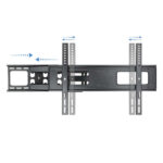 Tooq Supporto a parete con doppio braccio articolato per TV da 37"-70" - Girevole e inclinabile - Peso max 50 kg - VESA 600x400 mm - Colore nero - immagine 5