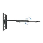 Tooq Supporto a parete con braccio articolato per TV da 43"-80" - Grandangolare - Girevole e inclinabile - Peso max 50 kg - VESA 800x400 mm - Colore nero - immagine 2