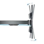 Tooq Supporto a parete con braccio articolato per TV da 43"-80" - Grandangolare - Girevole e inclinabile - Peso max 50 kg - VESA 800x400 mm - Colore nero - immagine 5