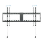 Tooq Supporto fisso a parete per TV da 43"-90" - Peso max 70 kg - VESA 800x400 mm - Colore nero - immagine 2