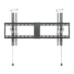 Tooq Supporto fisso a parete per TV da 43"-90" - Inclinabile - Peso max 70 kg - VESA 800x400 mm - Colore nero - immagine 2
