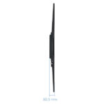 Tooq Supporto fisso a parete per TV da 60"-100" - Peso max 75 kg - VESA 900x600 mm - Colore nero - immagine 4