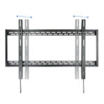 Tooq Supporto fisso a parete per TV da 60"-100" - Peso max 130 kg - VESA 900x600 mm - Colore nero - immagine 3