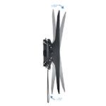 Tooq Supporto fisso a parete per TV da 60"-100" - Inclinabile - Peso max 130 kg - VESA 1000x800 mm - Colore nero - immagine 3
