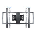 Tooq Supporto a parete con doppio braccio articolato per TV da 60"-100" - Girevole e inclinabile - Peso max 80 kg - VESA 900x600 mm - immagine 5