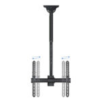 Tooq Supporto girevole da soffitto per TV da 32"-55" - Peso max 50 kg - VESA 400x400 mm - immagine 5